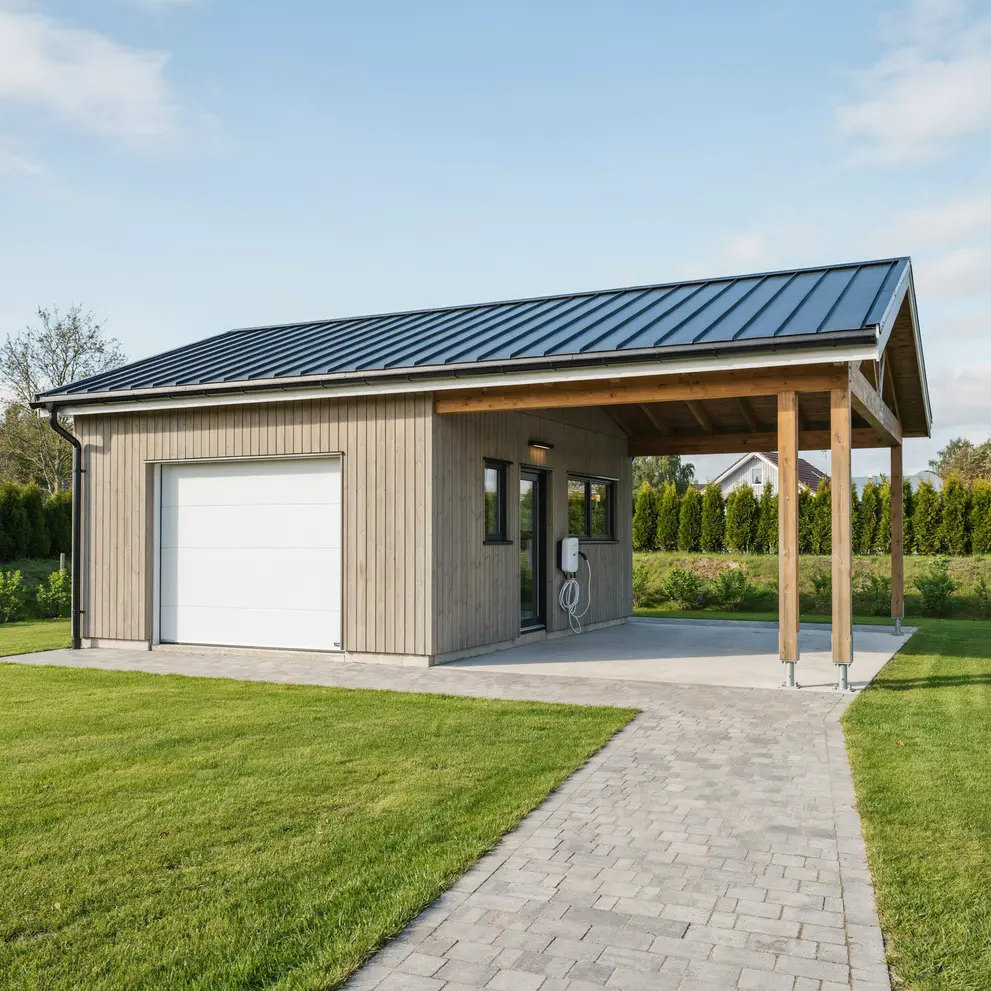 bygga garage carport molndal lindome goteborg