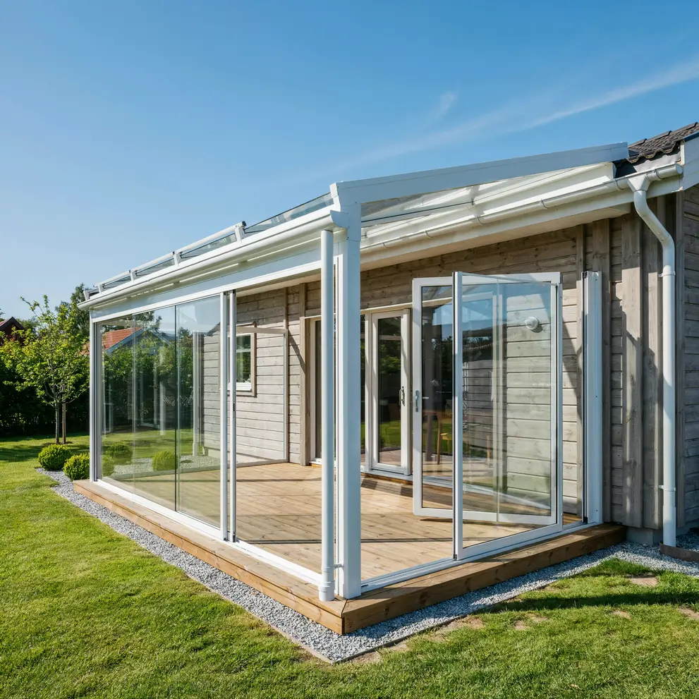bygga uterum glasa in veranda molndal lindome goteborg